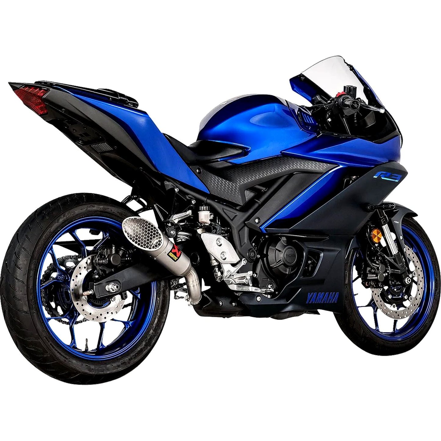Akrapovic Stainless Steel Line Slip On Silencer For Yamaha YZF-R3 ABS World GP 60th Anniversary 2022