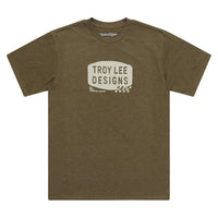 Troy Lee Designs Spring 2025 MX Stamp Casual T-Shirt Olive Heather