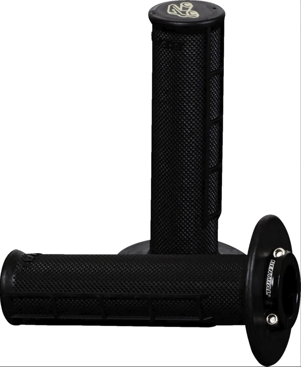 Renthal Lock-On Grips MX-R Works Half Waffle Ultra Tacky For Husqvarna FC 250 Factory Edition 2025