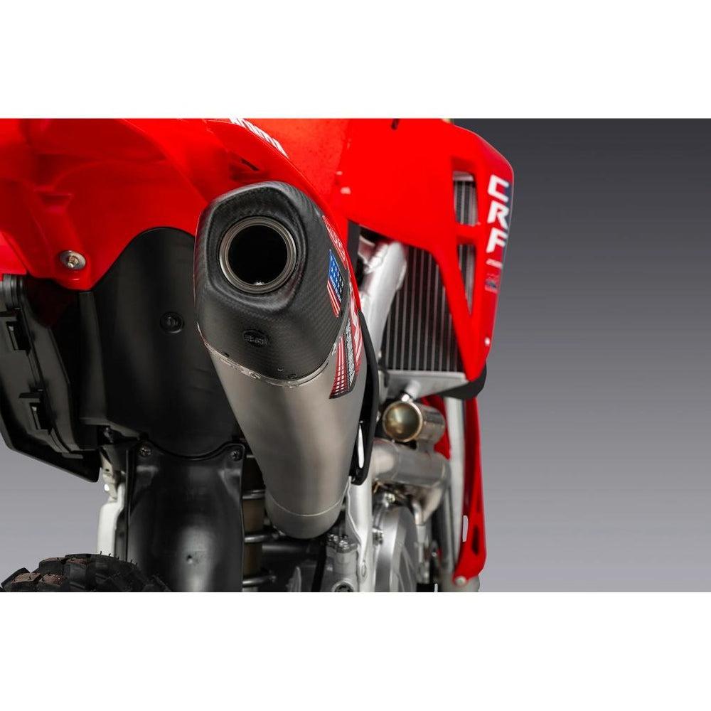 Yoshimura RS-12 Slip On Stainless Steel Carbon Cap For Honda CRF 250R 2025