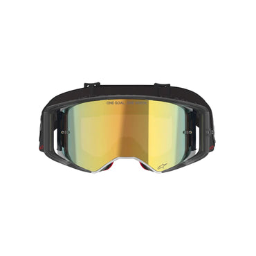Alpinestars 2026 Supertech Vision Vista Motocross Goggles Black Mirror Gold One Size