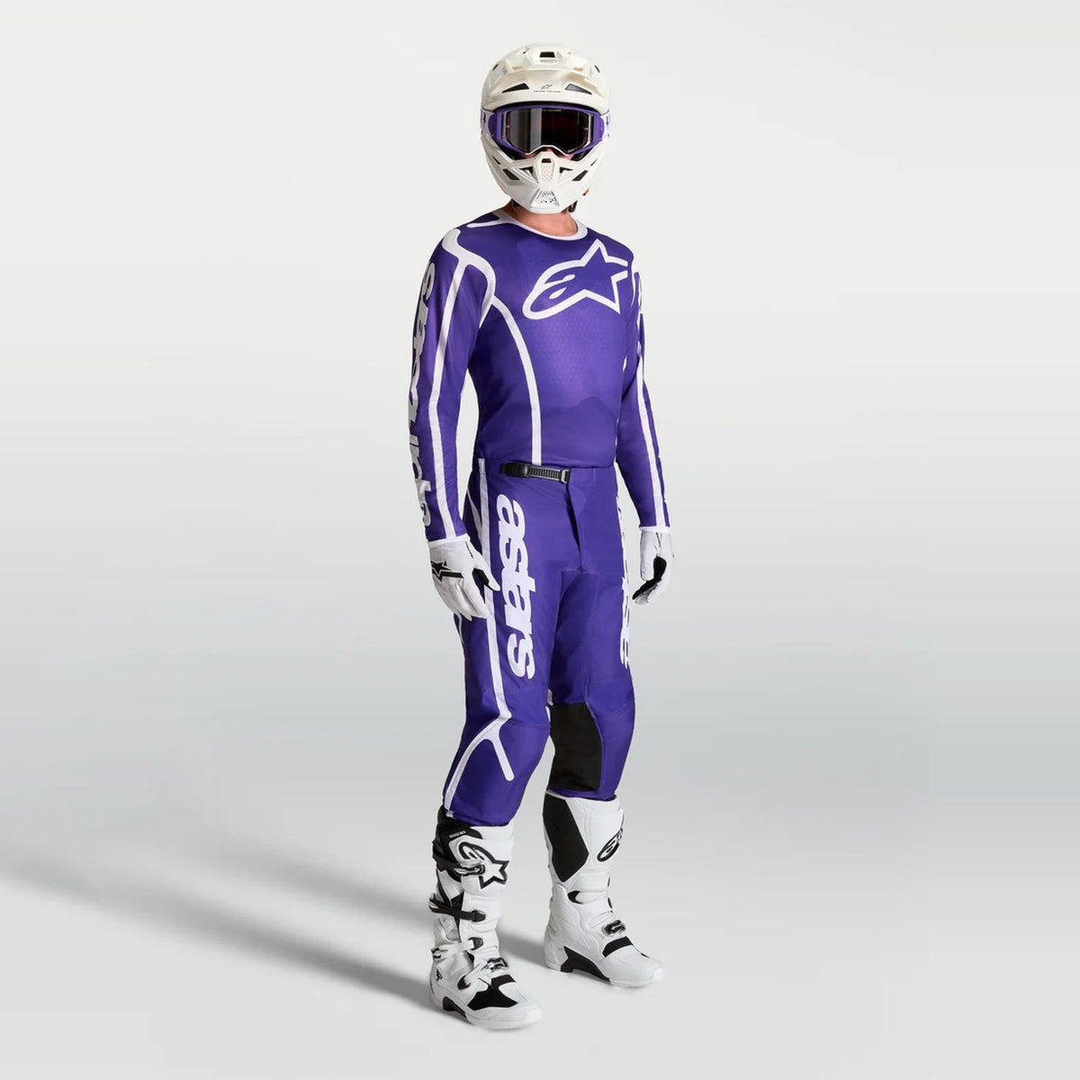 Alpinestars 2027 Fluid Apex MX Combo Kit Deep Blue White