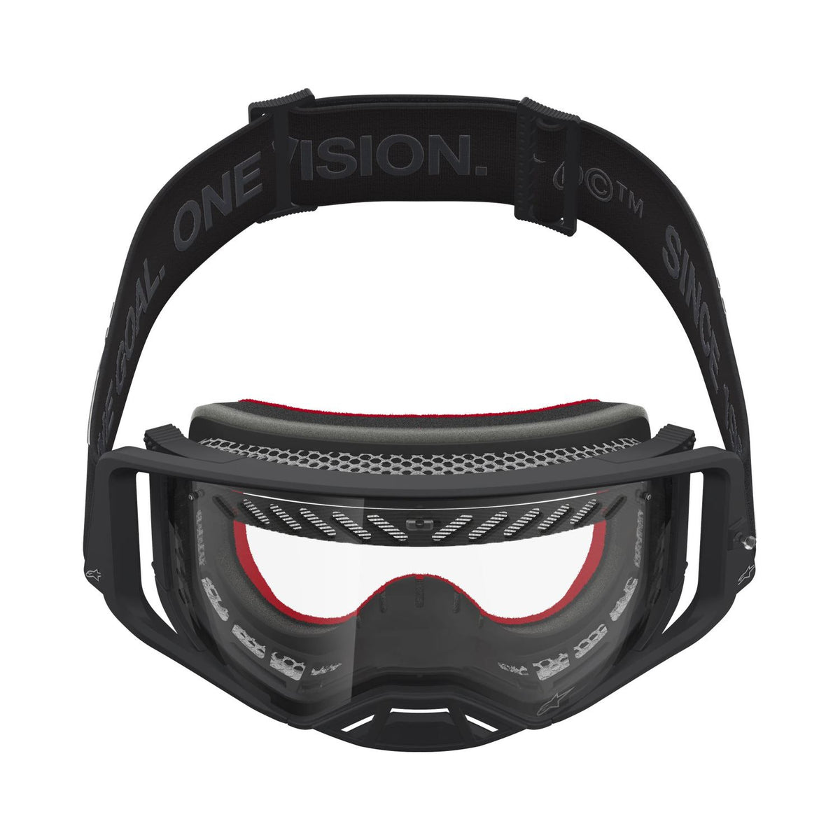Alpinestars 2027 Supertech Vesta MX Goggles Black Matte Silver Matte