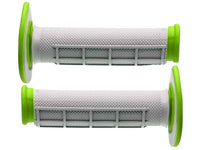 Renthal Dual Compound Soft/Firm 50/50 Grips Grey Green Motocross Enduro
