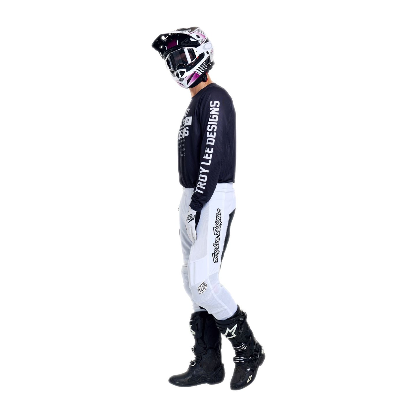 Troy Lee Designs Spring 2026 GP Pro Air Seal MX Combo Kit Black White