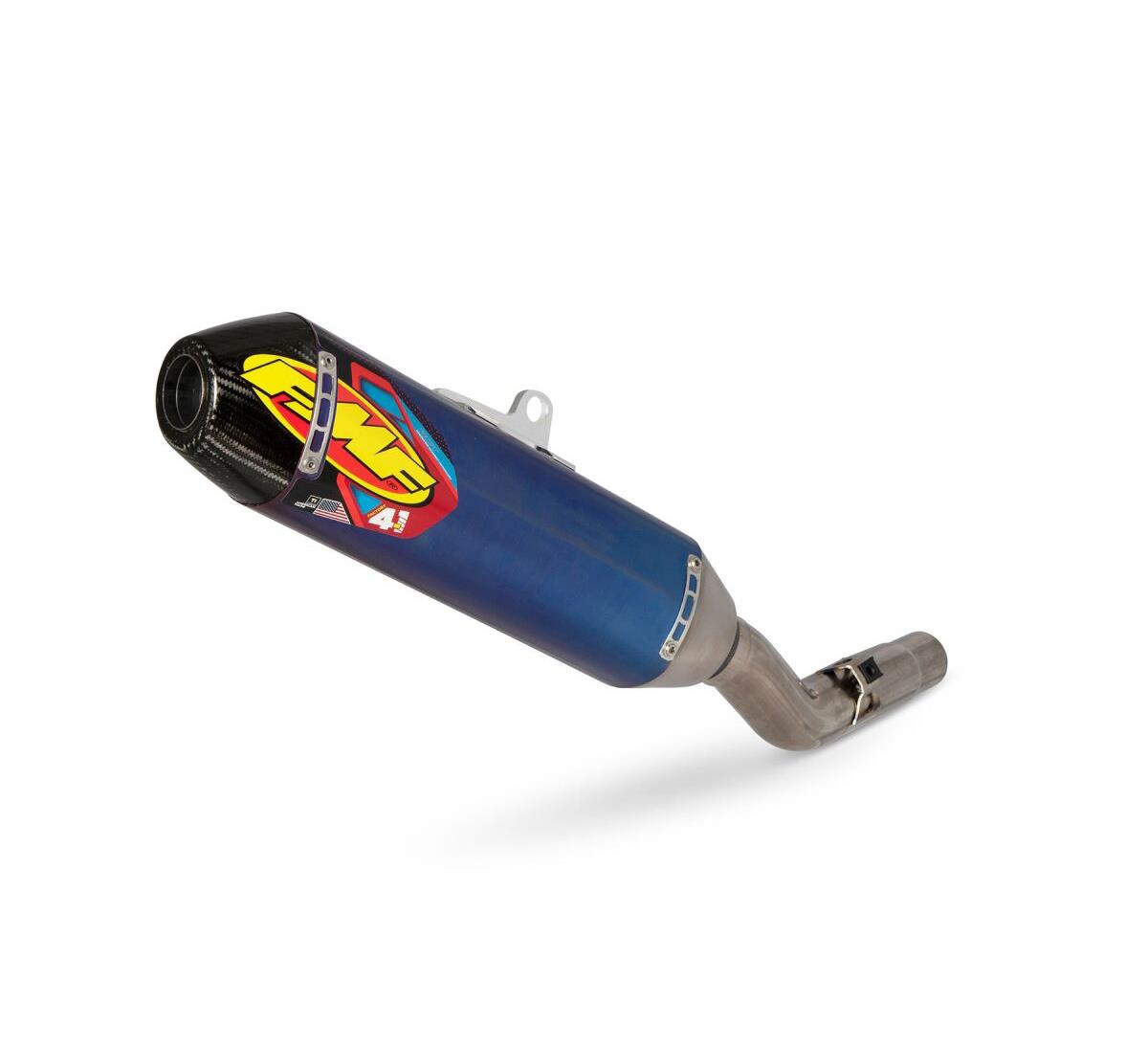 FMF Factory 4.1 RCT Blue Slip-On Carbon End Exhaust Silencer For Yamaha WR 250 F 2020-2021