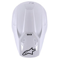 Alpinestars 2026 SM3 Solid Motocross Helmet Gloss White