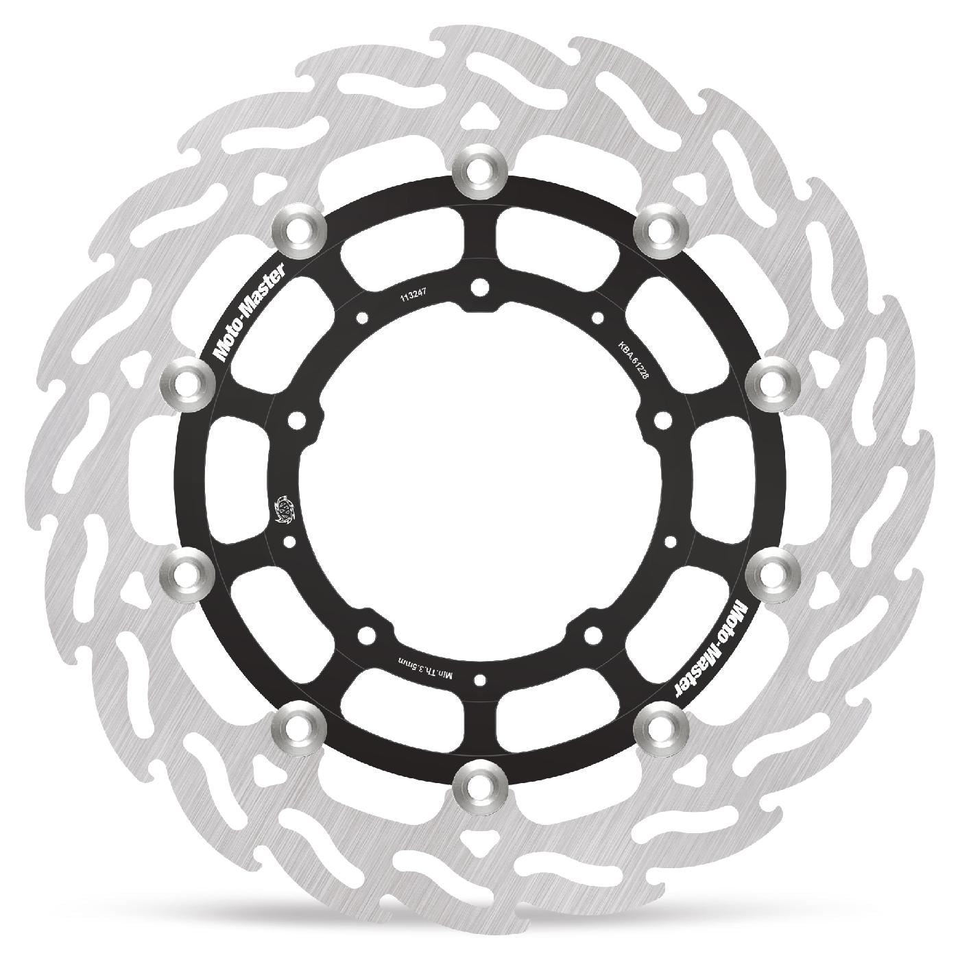 Moto-Master Floating Flame Series 296 mm Front Brake Disc