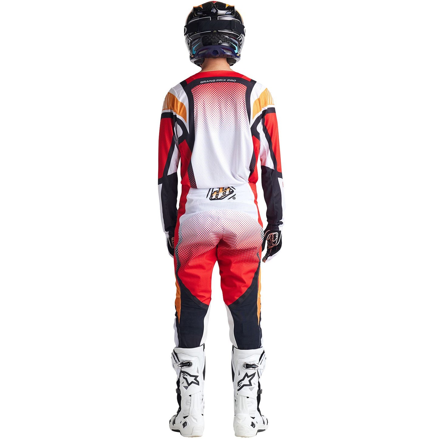 Troy Lee Designs 2025 Motocross Combo Kit GP Pro Air Bands Phantom Red White