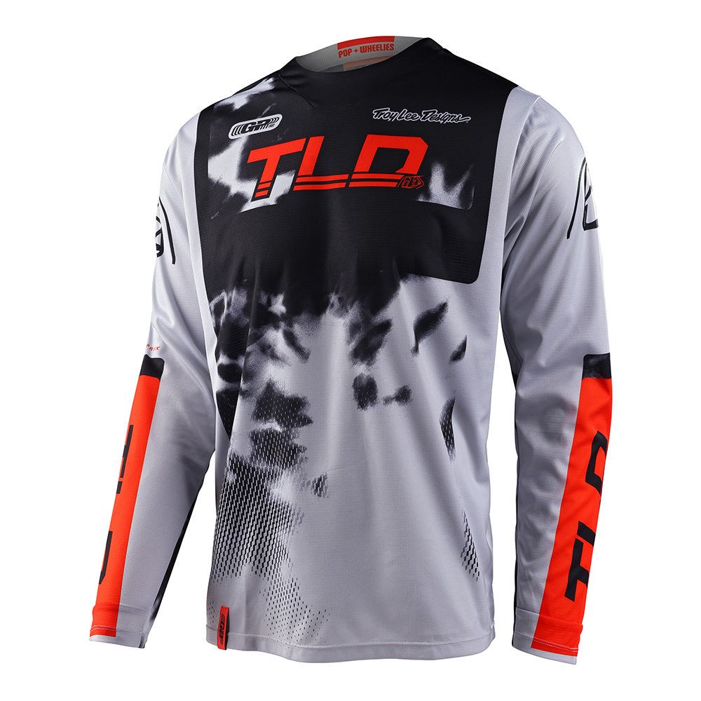 Troy Lee Designs 2024 Motocross Combo Kit GP Astro Light Grey Orange