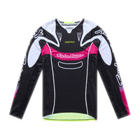 Troy Lee Designs Spring 2026 Youth SE PRO Salvo MX Jersey Black White