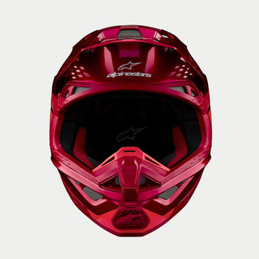 Alpinestars 2024 Supertech SM10 Flood Red Fluo Red Motocross Helmet