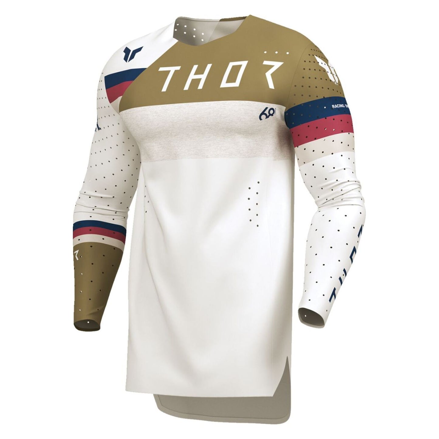 Thor 2026 Sportmode League White Copper MX Jersey