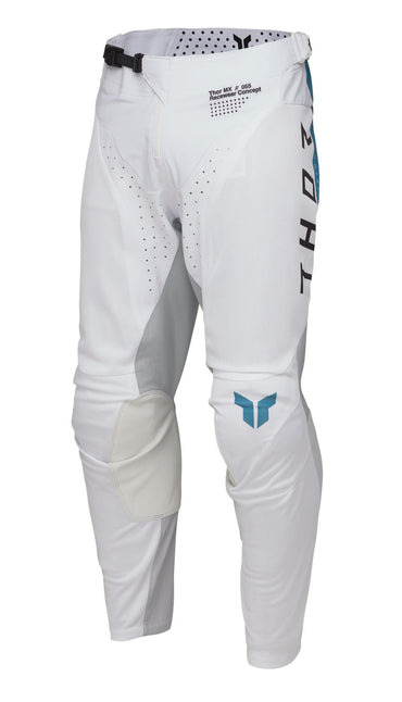 Thor 2025 Motocross Race Pants Launchmode Vented Raid White Grey