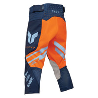 Thor 2026 Youth Launchmode Futura Navy Orange MX Pants