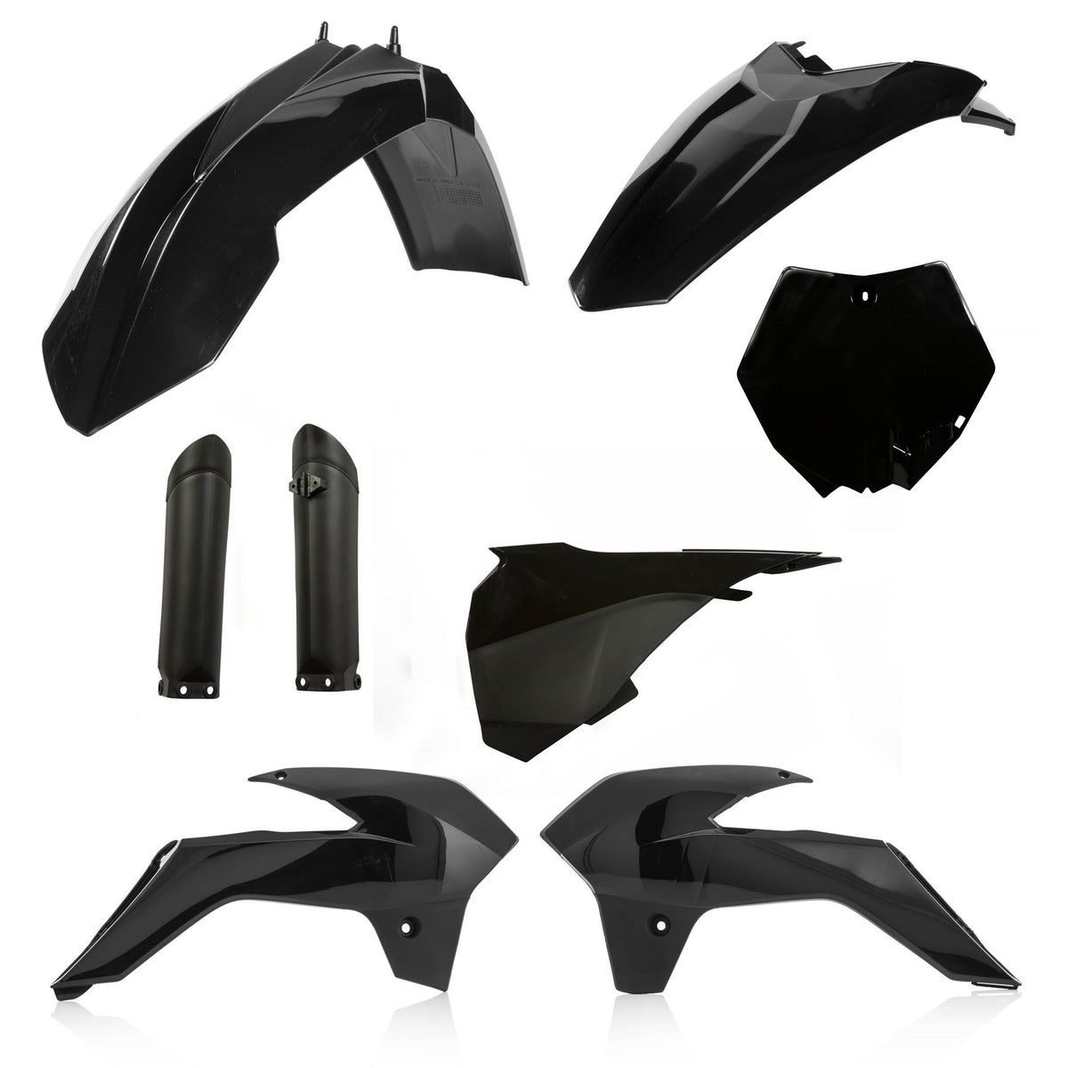 Acerbis Full Plastic Kit Black For KTM SX 85 2013-2017