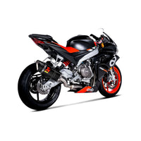 Akrapovic Carbon Fiber Racing Line Full Exhaust System For Aprilia RS 660 ABS Stars and Stripes 2022-2023