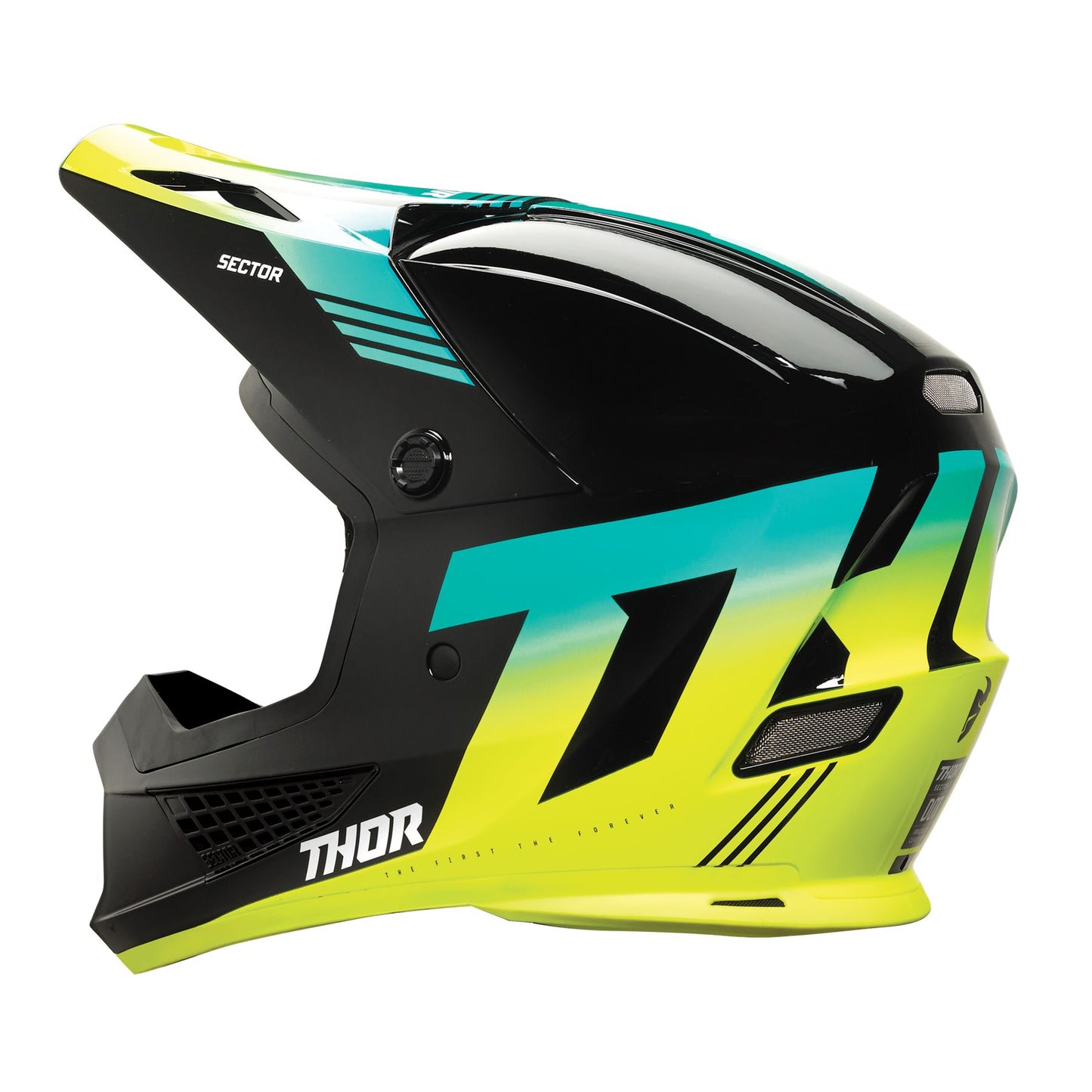 Thor 2025 Motocross Helmet Sector 2 Carve Black Acid