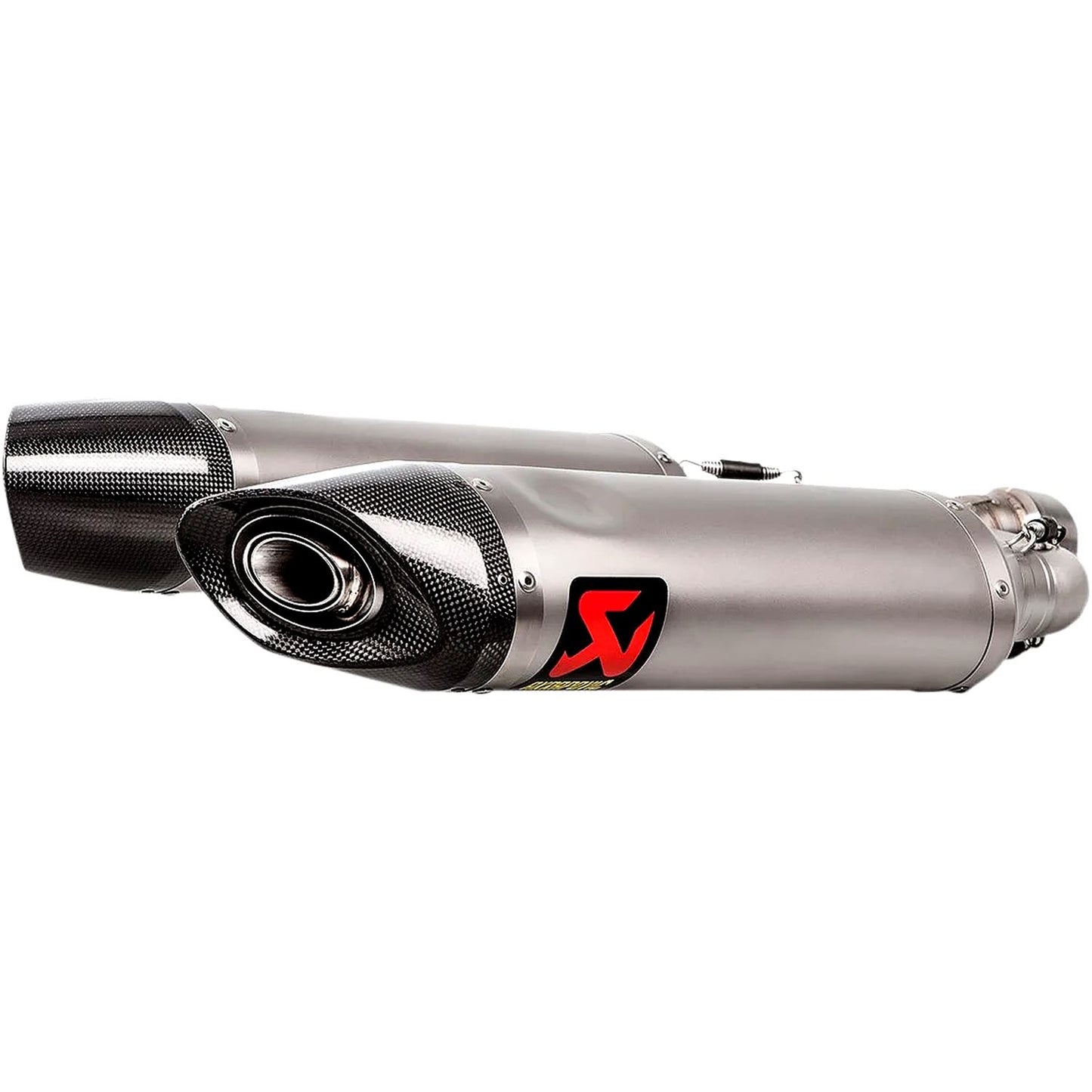 Akrapovic Titanium Line Dual Slip On Silencer For Aprilia SL 900 ABS Shiver 2017-2020