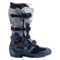 Alpinestars 2027 Tech 7 Enduro Drystar MX Boots Grey Bright Red