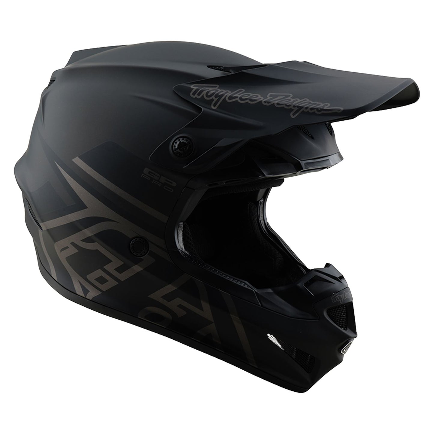 Troy Lee Designs Spring 2025 MX Helmet GP PRO Youth Mono Black