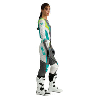 Thor 2026 Womens Sportmode Velocity Grey Aqua MX Combo Kit
