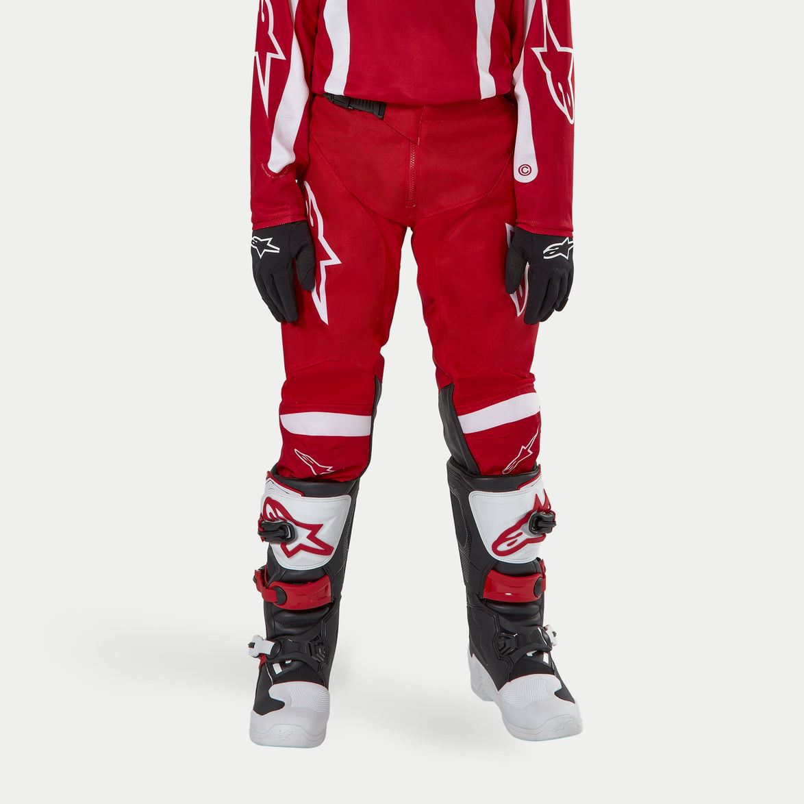 Alpinestars 2024 Racer Lurv Youth Motocross Pants Mars Red White