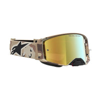 Alpinestars 2027 Supertech Lone MX Goggles Camo Desert Mirror Gold