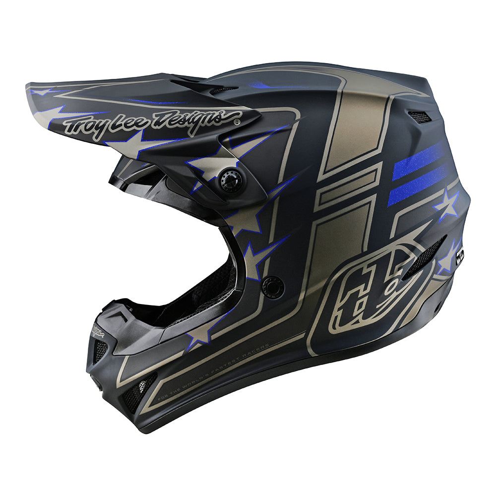 Troy Lee Designs 2025 SE4 Polyacrylite Helmet W/MIPS Flagstaff Black