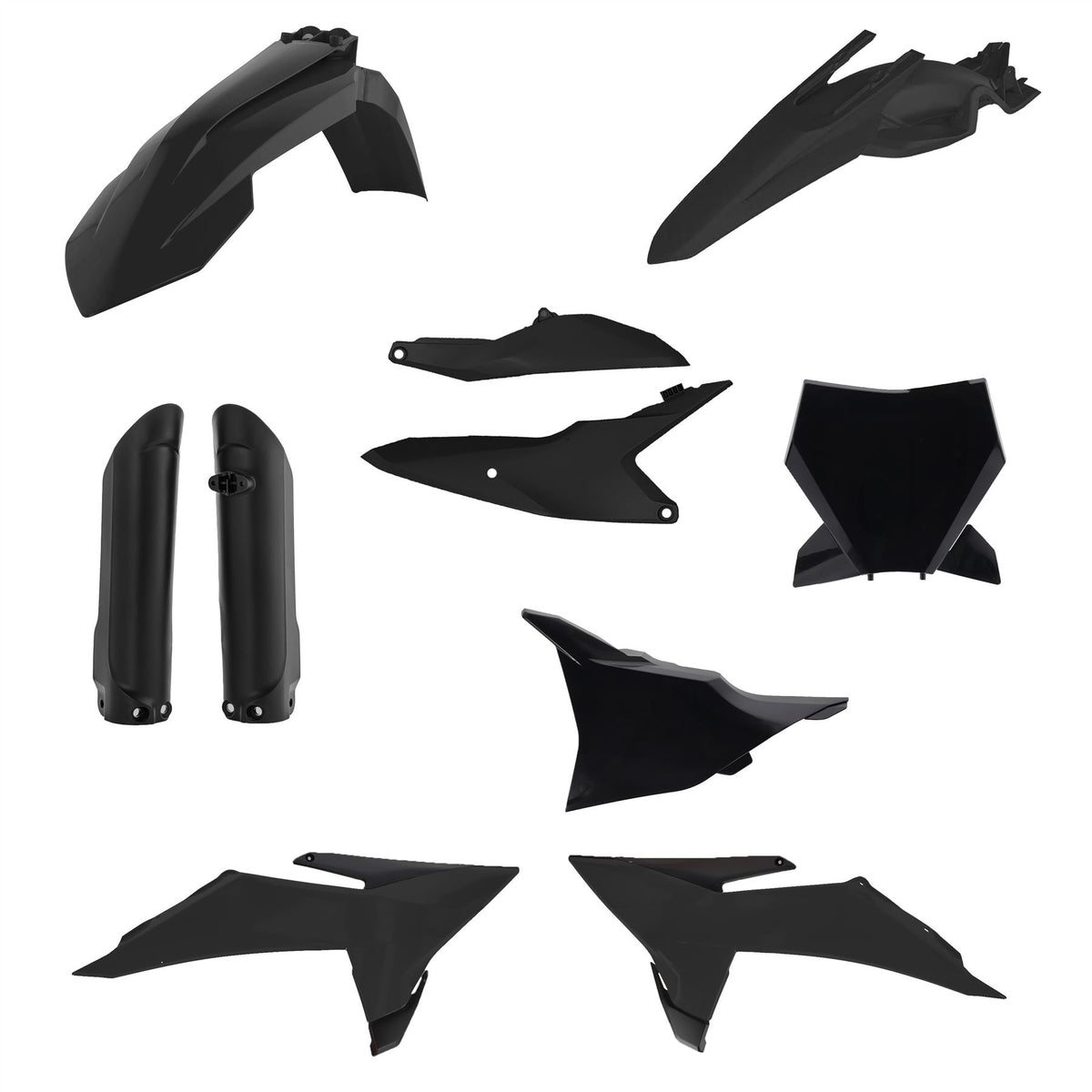 Acerbis Full Plastic Kit Black For KTM SX 85 2025-2027