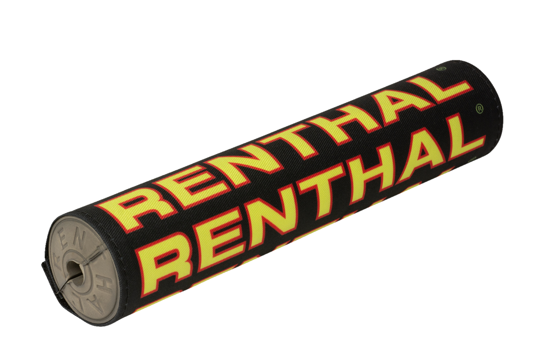 Renthal Supercross Bar Pad 10 inch/240mm Vintage Black Red Yellow