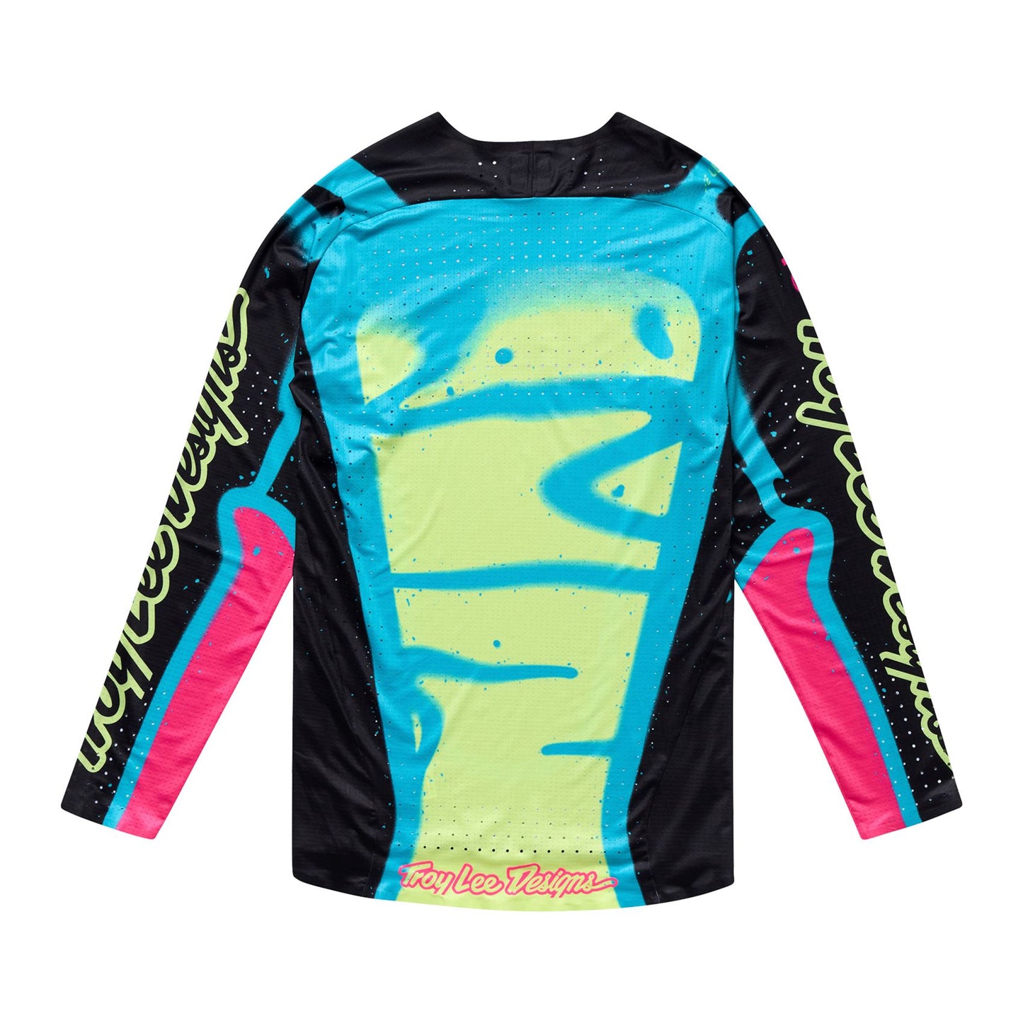Troy Lee 2026 Motocross Jersey SE Ultra Membrane Black Glo Yellow