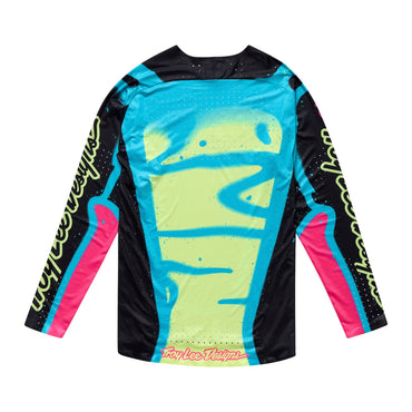 Troy Lee 2026 Motocross Jersey SE Ultra Membrane Black Glo Yellow