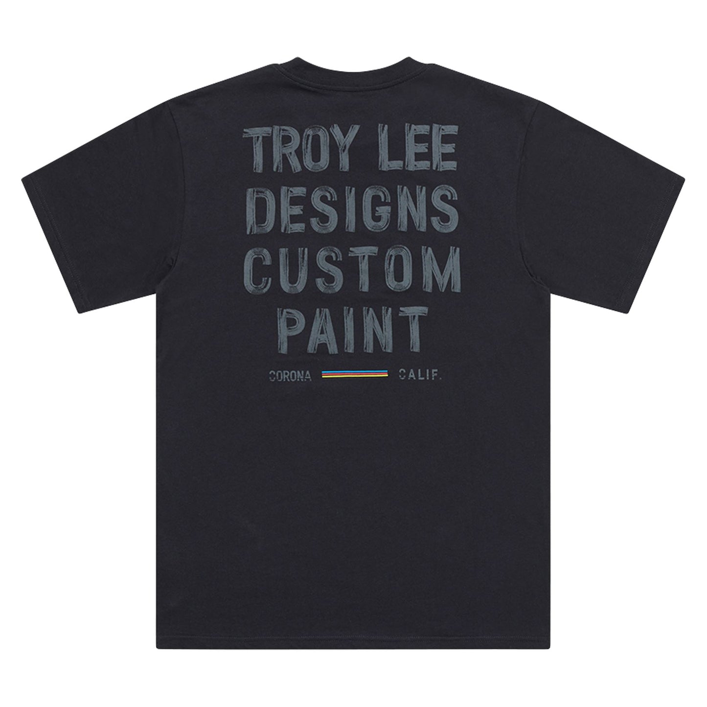 Troy Lee Designs Spring 2025 MX Paint Shop Casual T-Shirt Carbon
