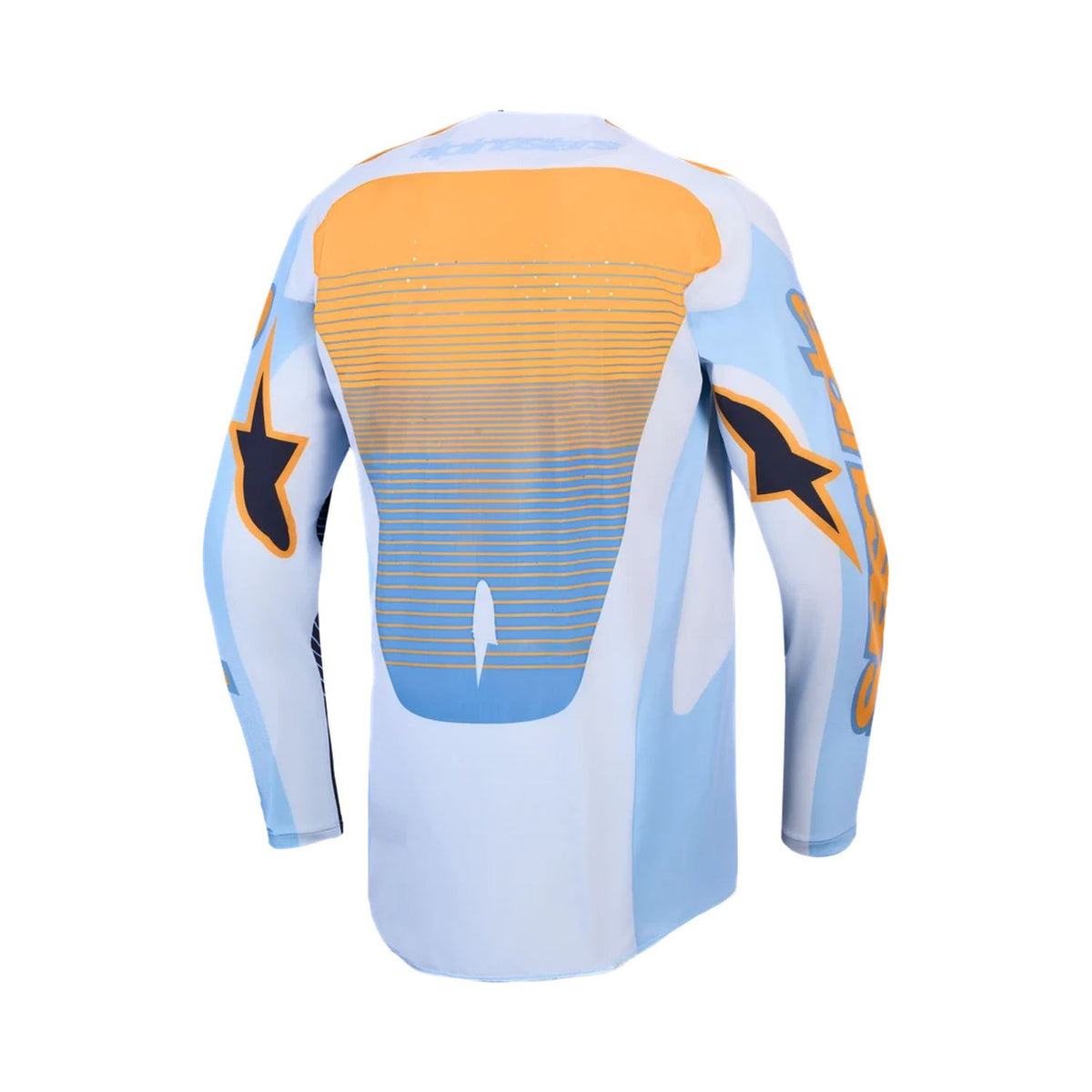 Alpinestars 2027 Techstar Maven MX Jersey Dust Blue Tangerine Black