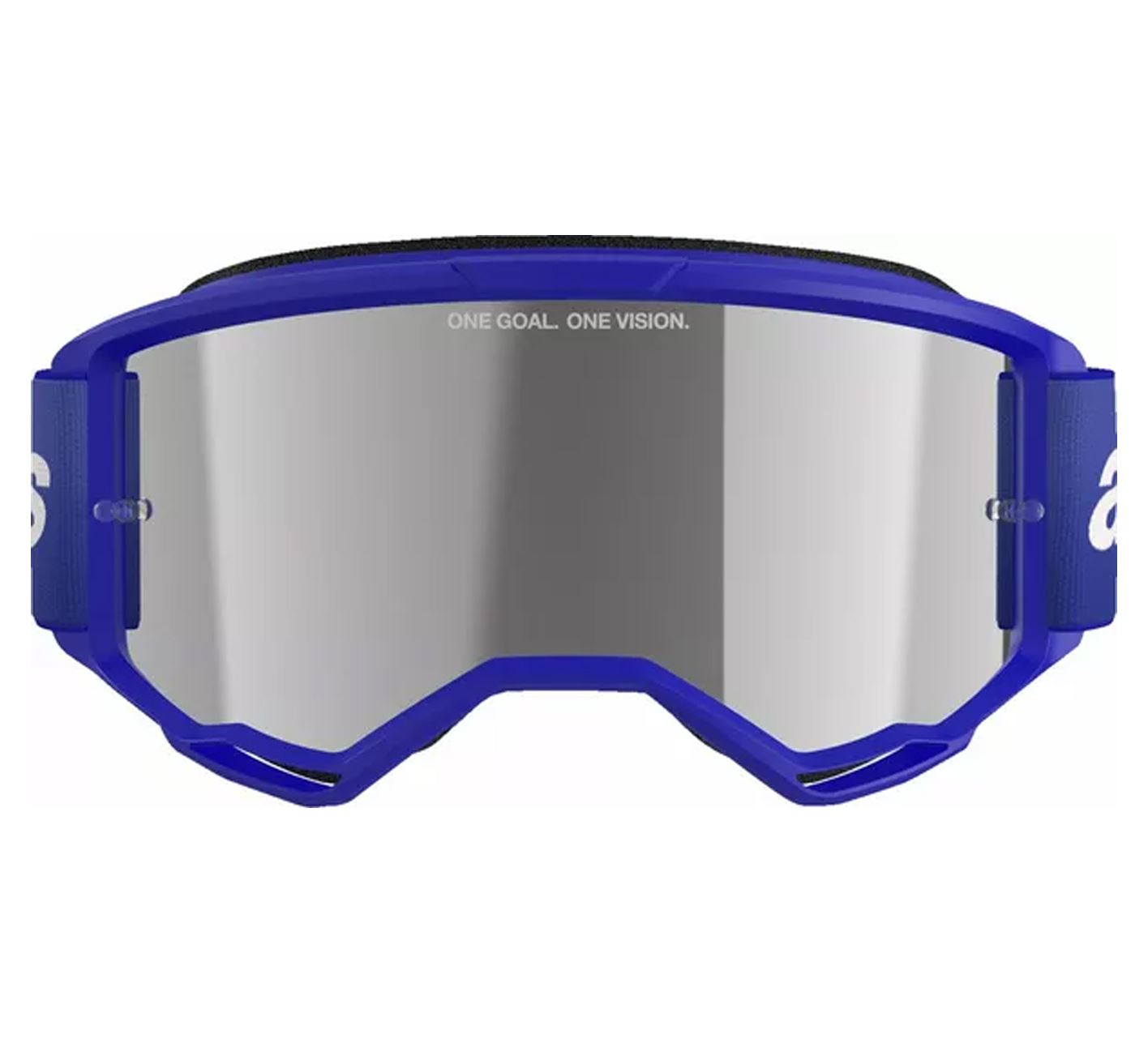 Alpinestars 2025 Goggles Vision 3 Wordmark Blue Mirror Silver