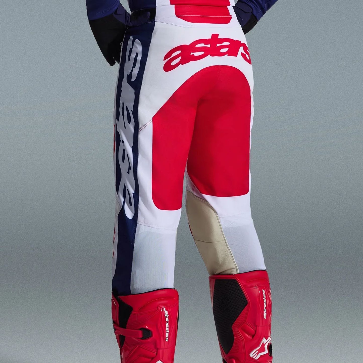 Alpinestars 2026 Racer Riway Motocross Pants White Blue Red