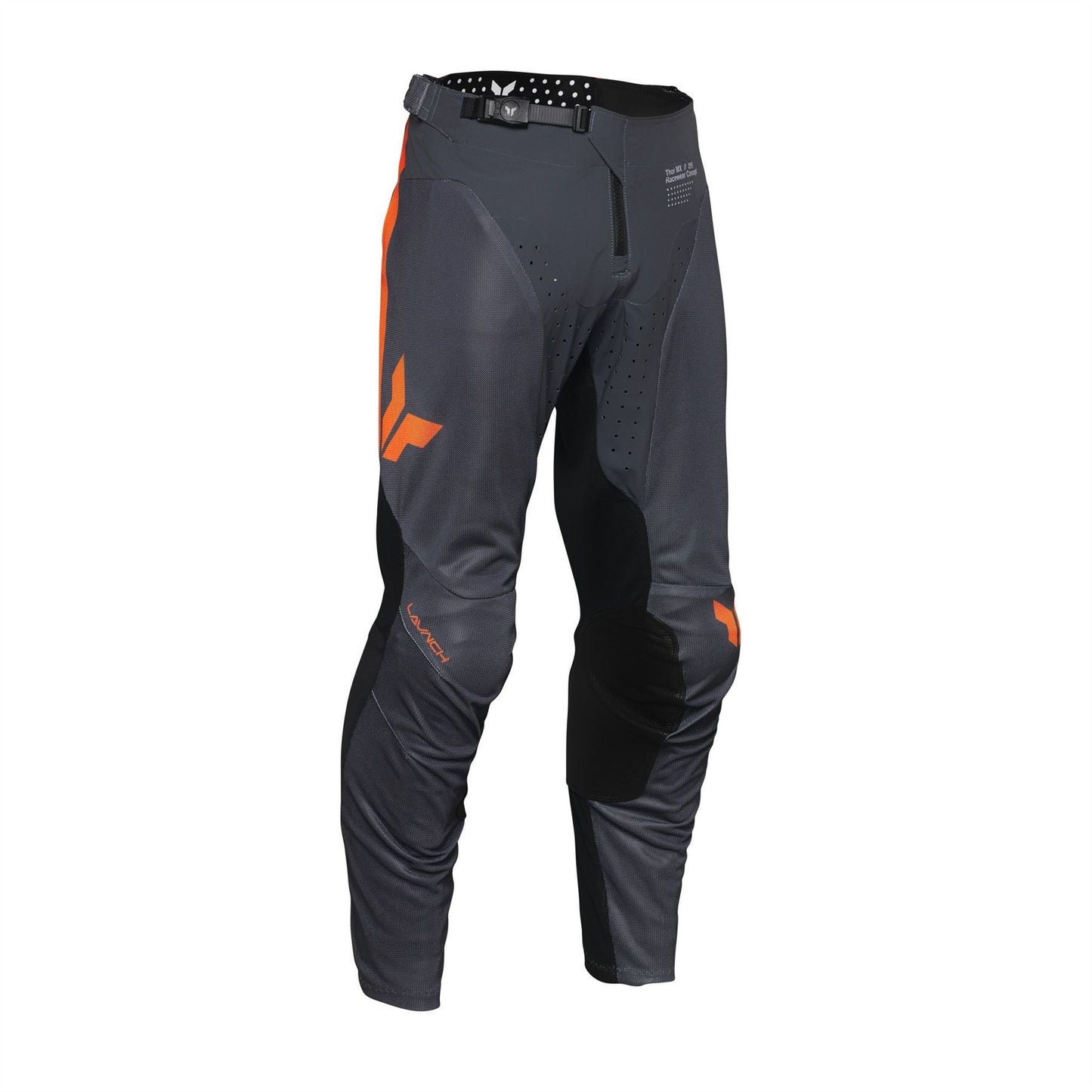Thor MX Spring 2025 Race Pants Launchmode Vented Raid Charcoal Black