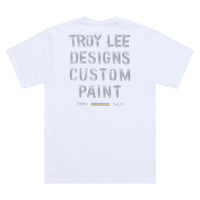 Troy Lee Designs Spring 2025 MX Paint Shop Casual T-Shirt White