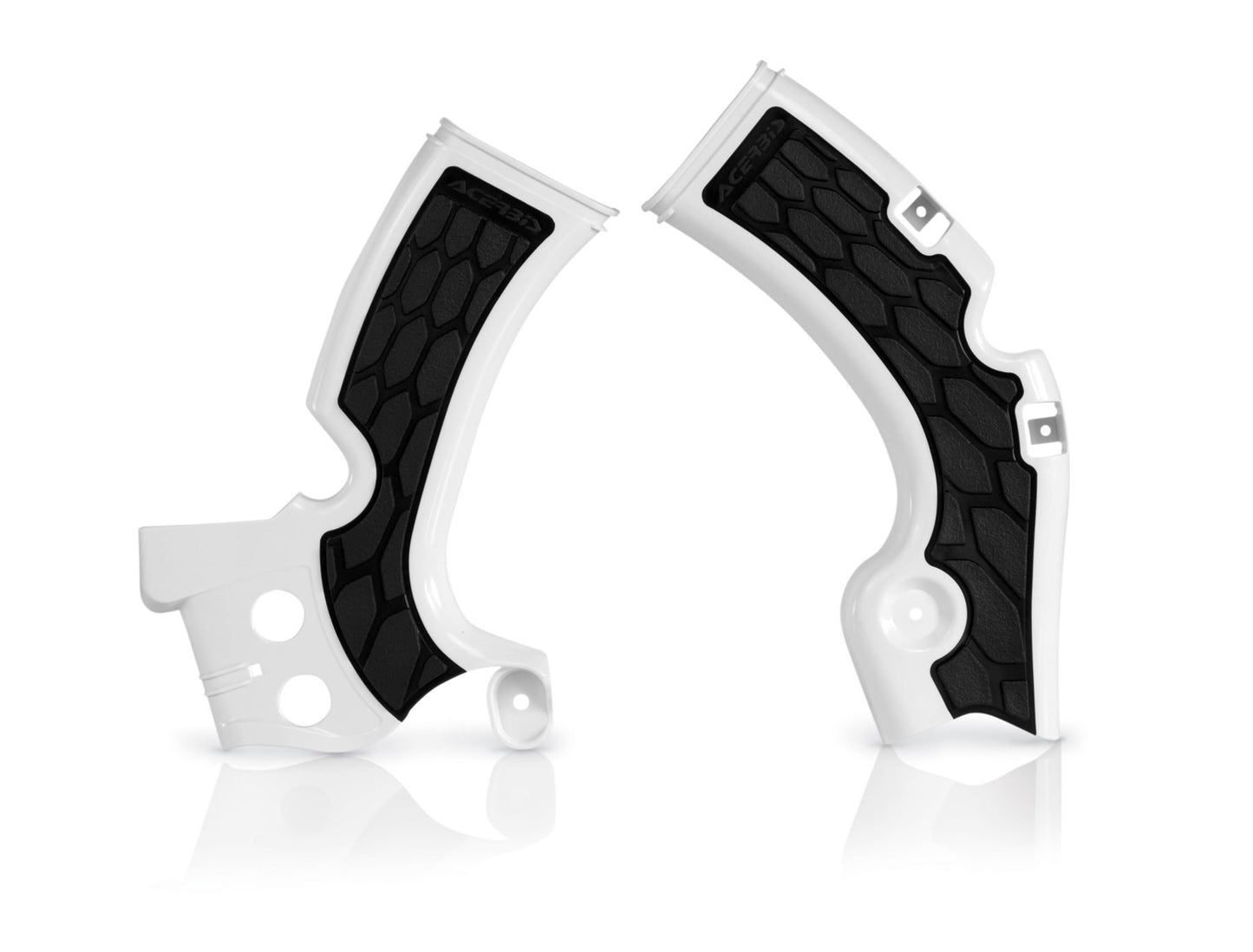 Acerbis X-Grip Frame Protector Guards White For Kawasaki KX 450 F 2009-2018