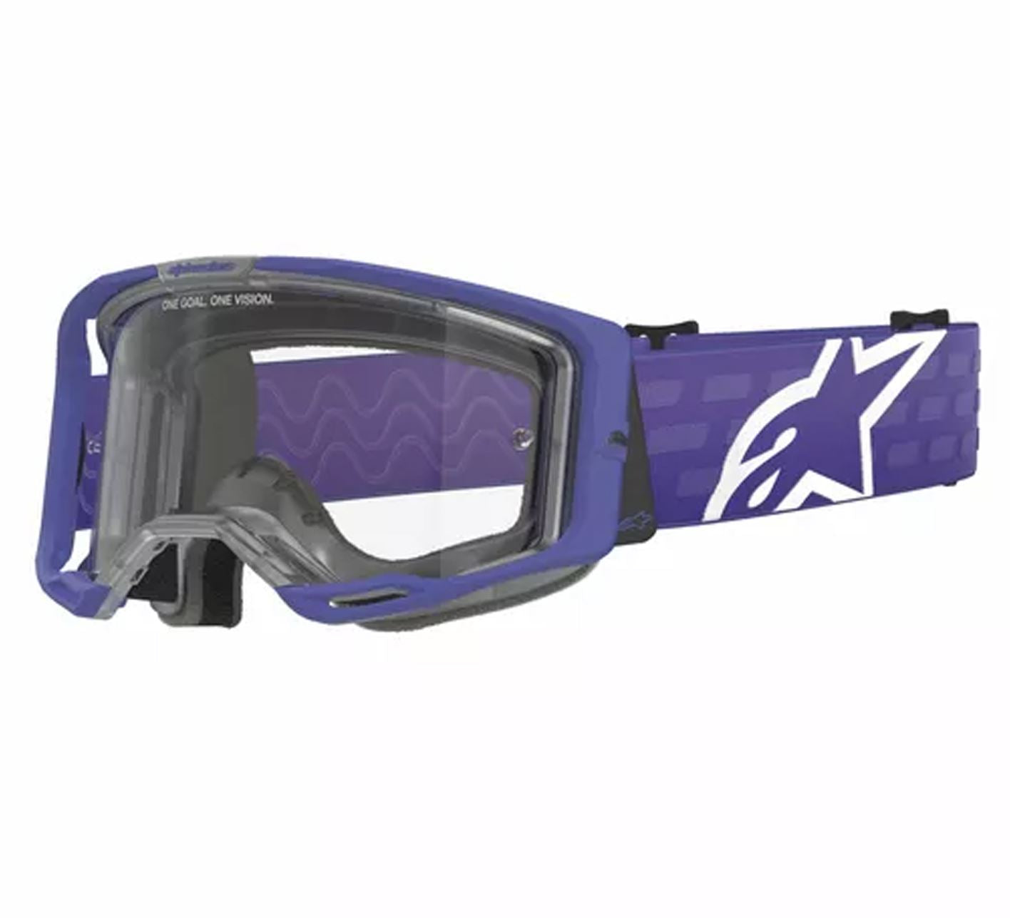 Alpinestars 2025 Goggles Vision 8 Corp Purple Clear