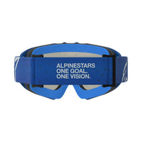 Alpinestars 2027 Youth Vision Vesta MX Goggles Blithe Blue White Mirror Blue