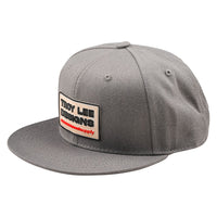 Troy Lee Designs Spring 2025 MX Factory Flat Bill Snapback Cap Smoke Blue