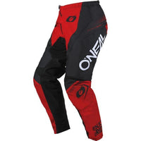 O'Neal 2025 Motocross Pants Element Racewear Black Grey Red