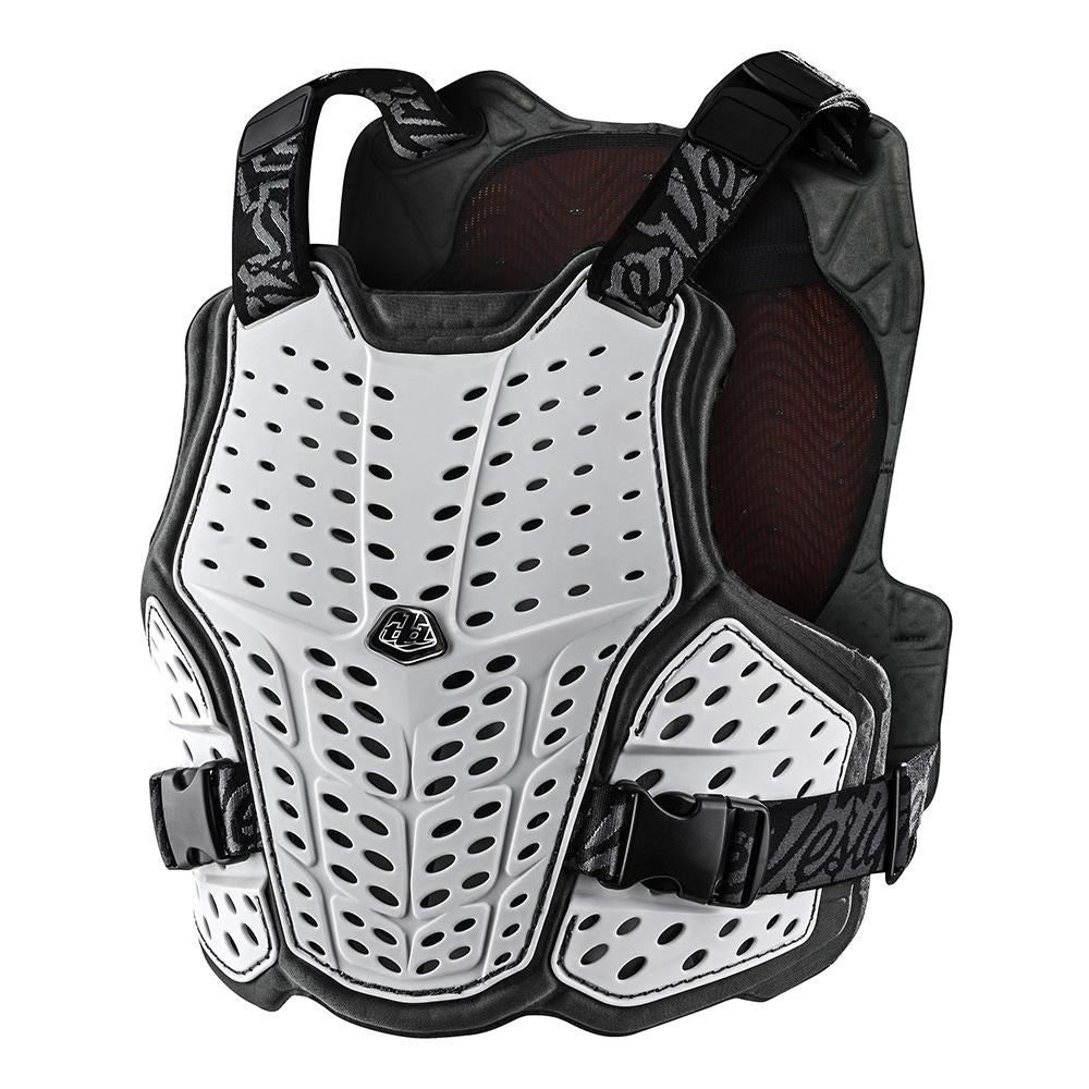 Troy Lee Designs 2025 Rockfight CE Flex Solid White Chest Protector