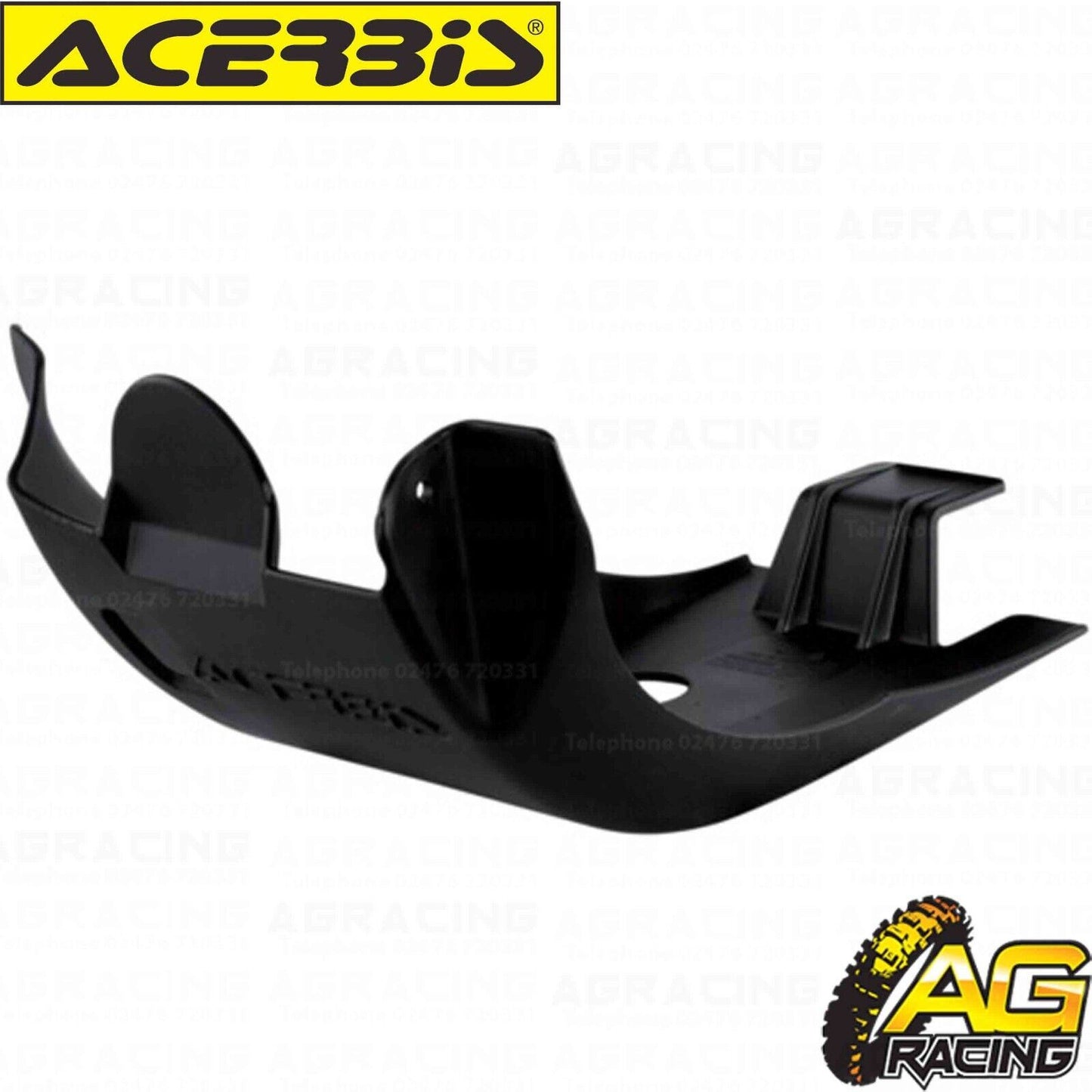 Acerbis Black Skid Plate For Honda CRF 450 R 2009-2016
