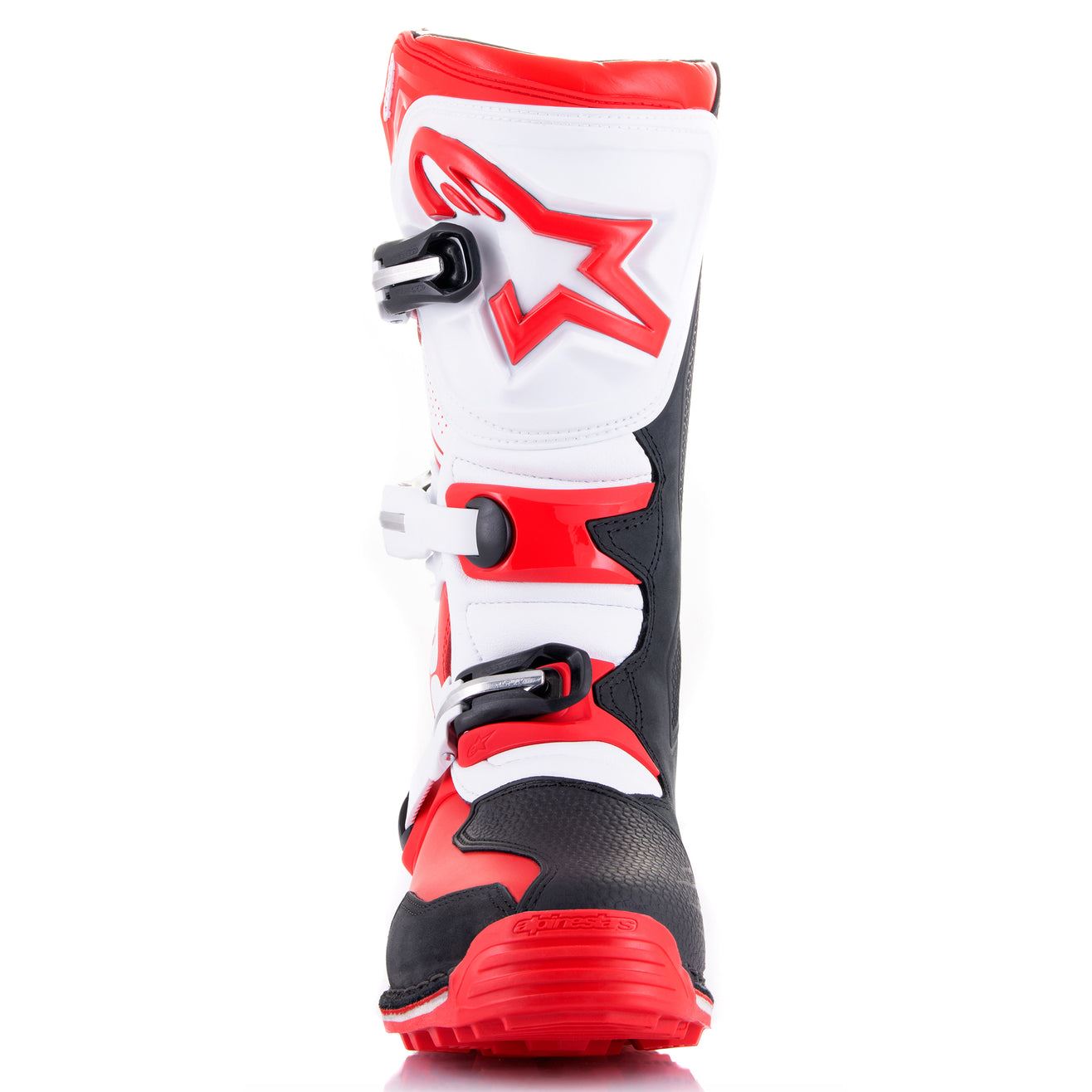 Alpinestars 2025 Tech-T Trials Boots Bright Red Black White