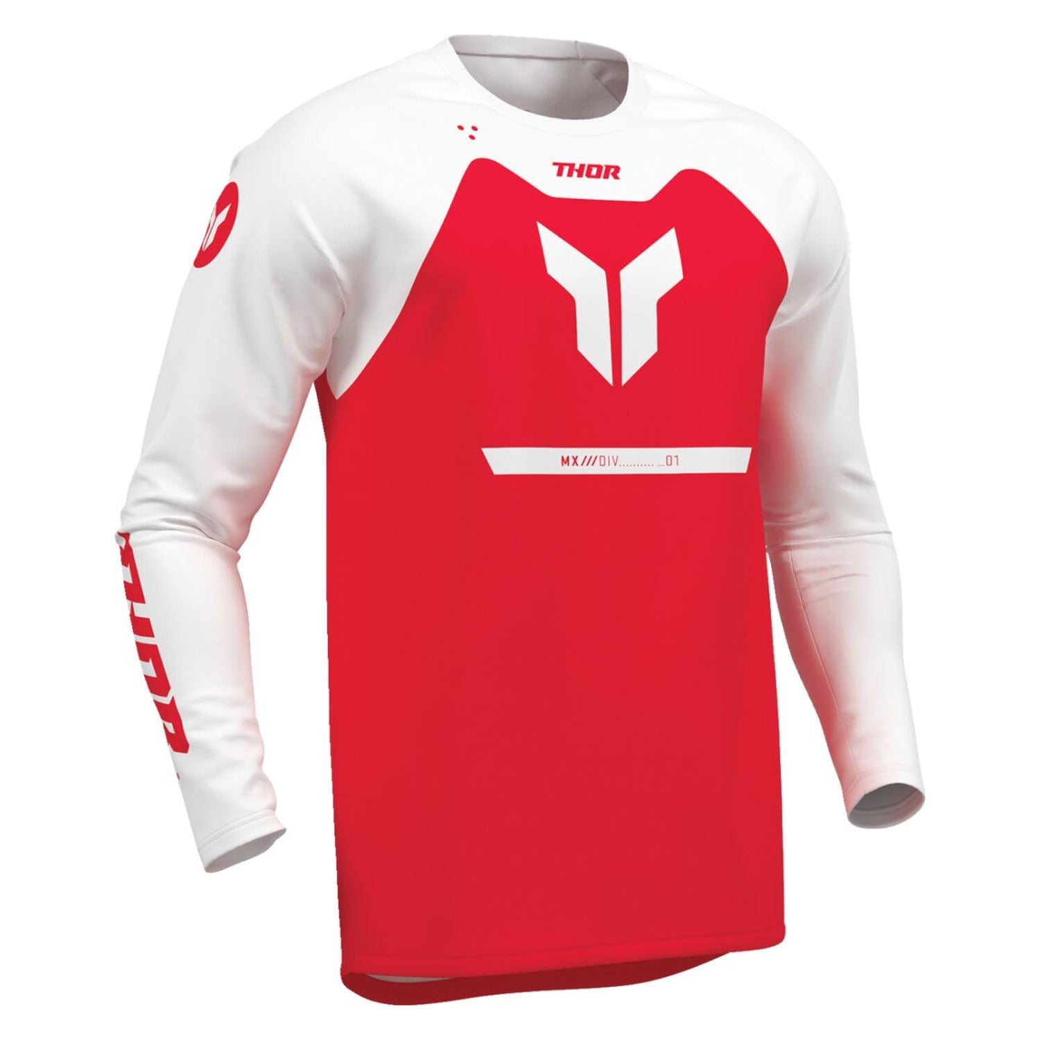 Thor 2026 Youth Ridemode Menace Red MX Jersey