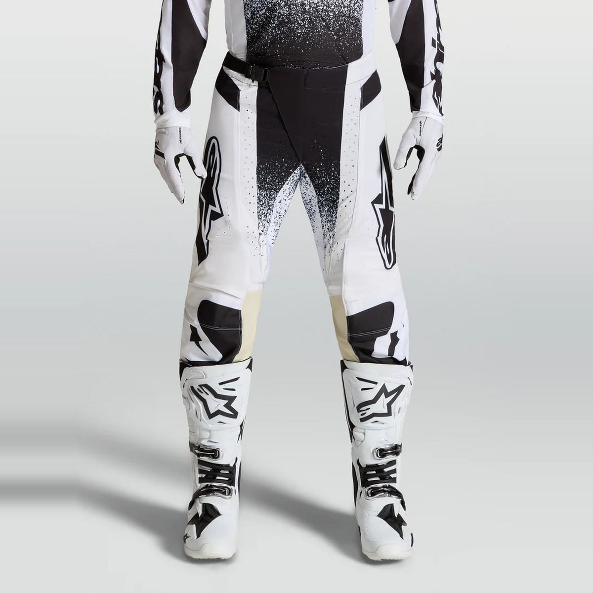 Alpinestars 2027 Techstar Swan MX Pants White Black