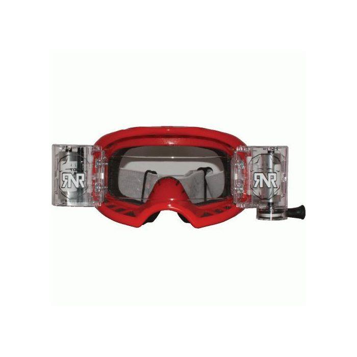 RNR Colossus Wide Vision WVS Goggle Red 48mm Roll Off